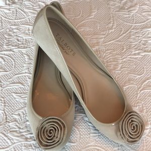 Talbots leather flats 9.5AA EXCELLENT